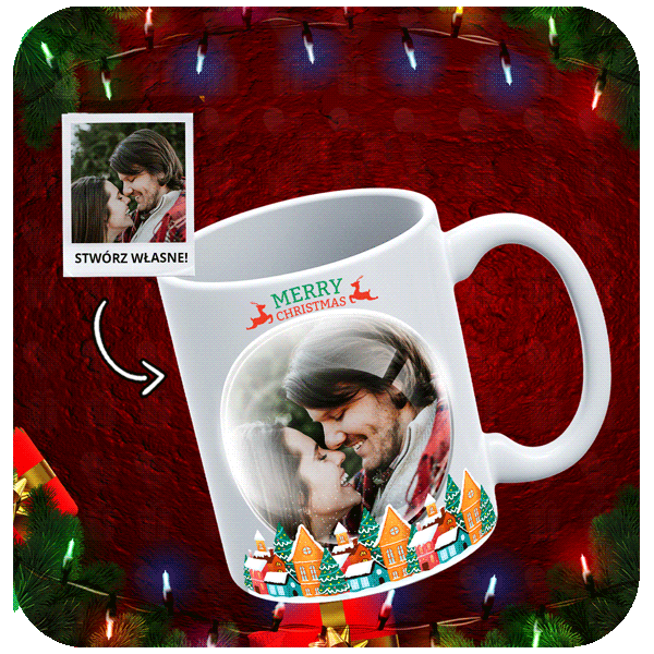 Kubek zimowy z Twoim Zdjęciem