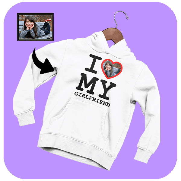 Bluza I Love My Girlfriend w Serce