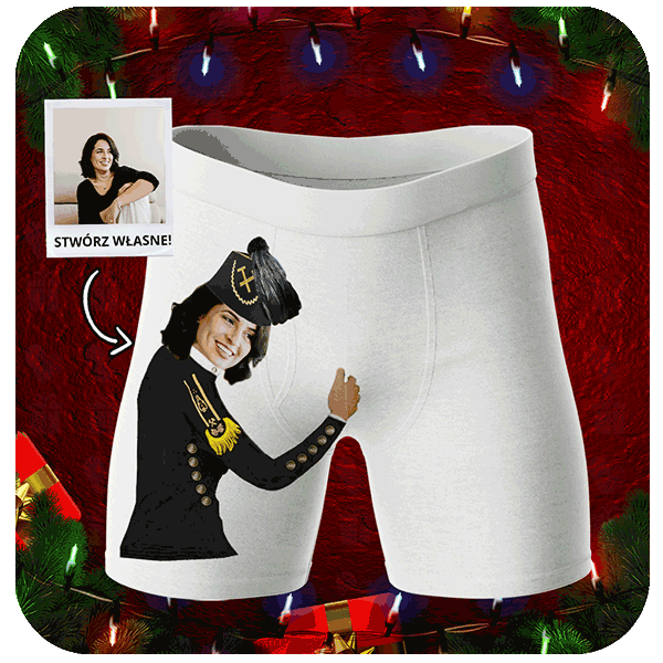 Bokserki z Twarzą Barbórka