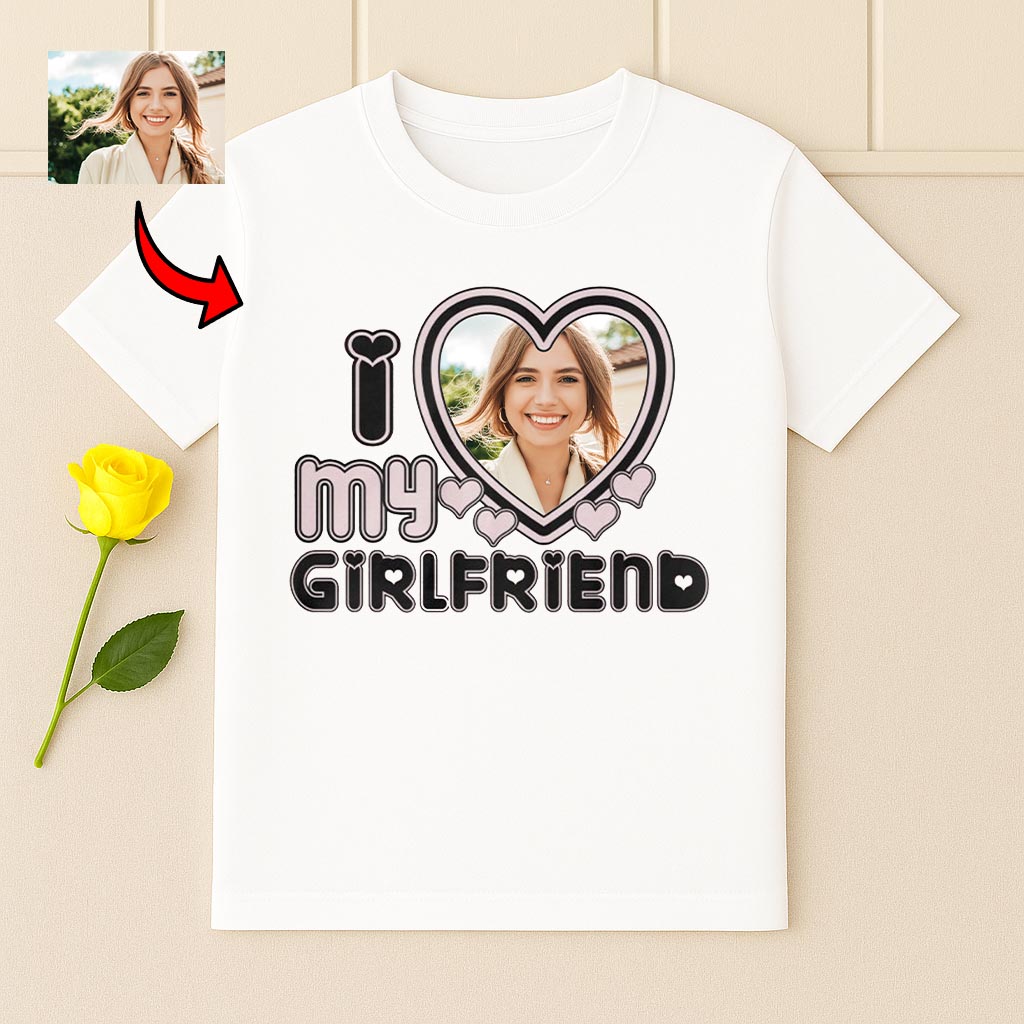 Personalizowana Koszulka I Love My Girlfriend