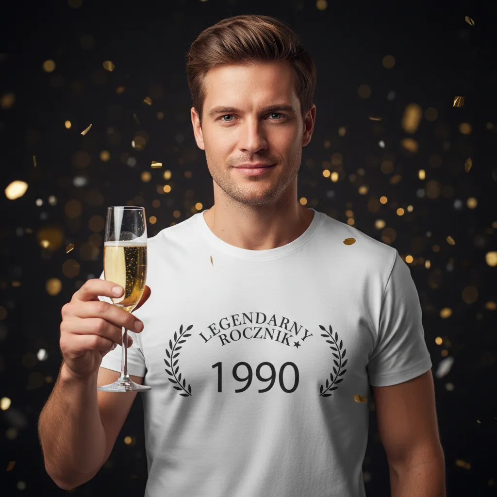 Koszulka Legendarny Rocznik Twoja liczba - obrazek 4