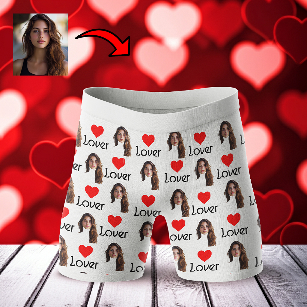 Personalizowane Bokserki z Twarzą Lover