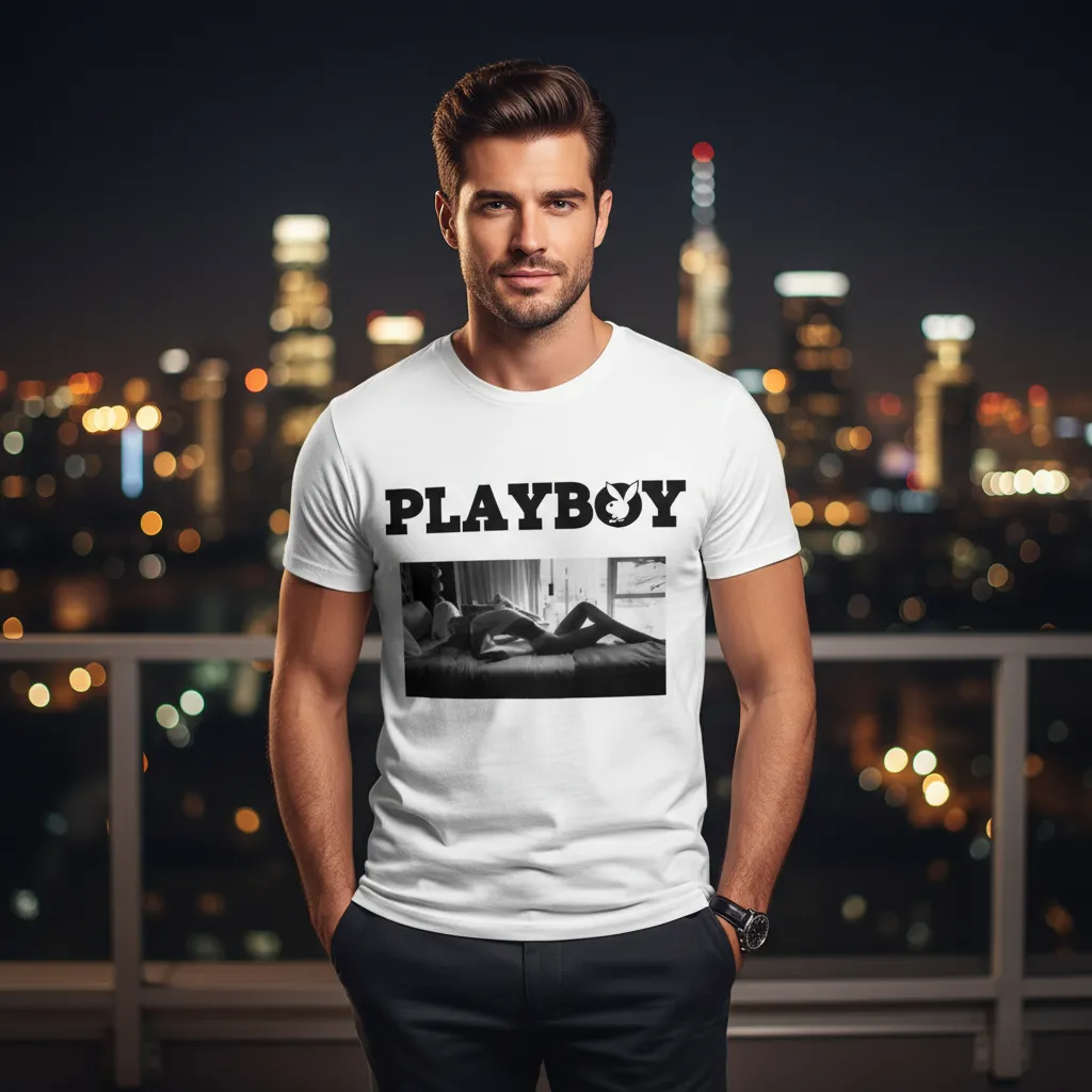 Koszulka Playboy z Twoim zdjęciem - obrazek 4