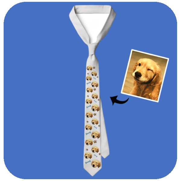 Krawat z Twoim Pupilem w Kostki