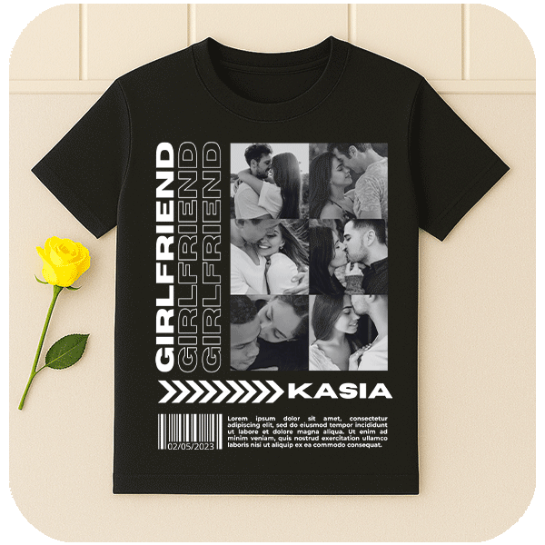 Koszulka Girlfriend z własnym zdjęciem
