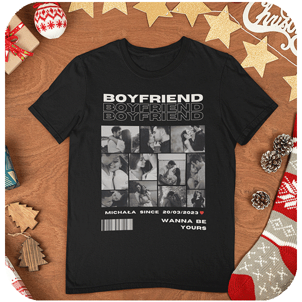 Koszulka Boyfriend w stylu Only You - obrazek 5