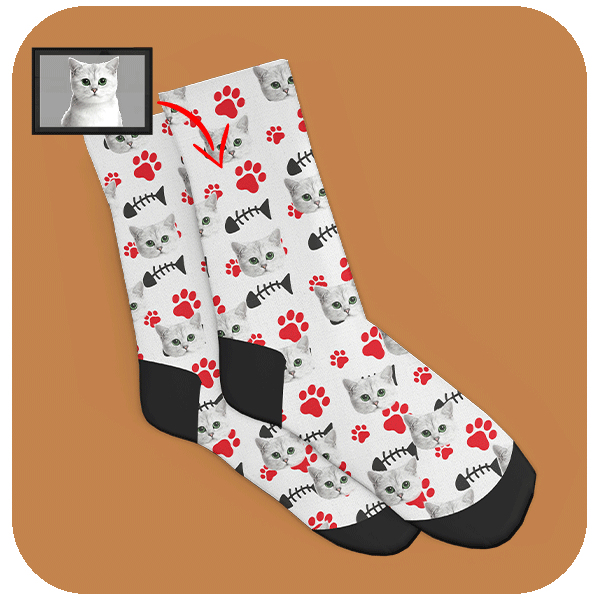 Śmieszne skarpetki z Twoim Pupilem