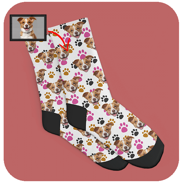 Kolorowe Skarpetki Personalizowane ze Zdjęciem