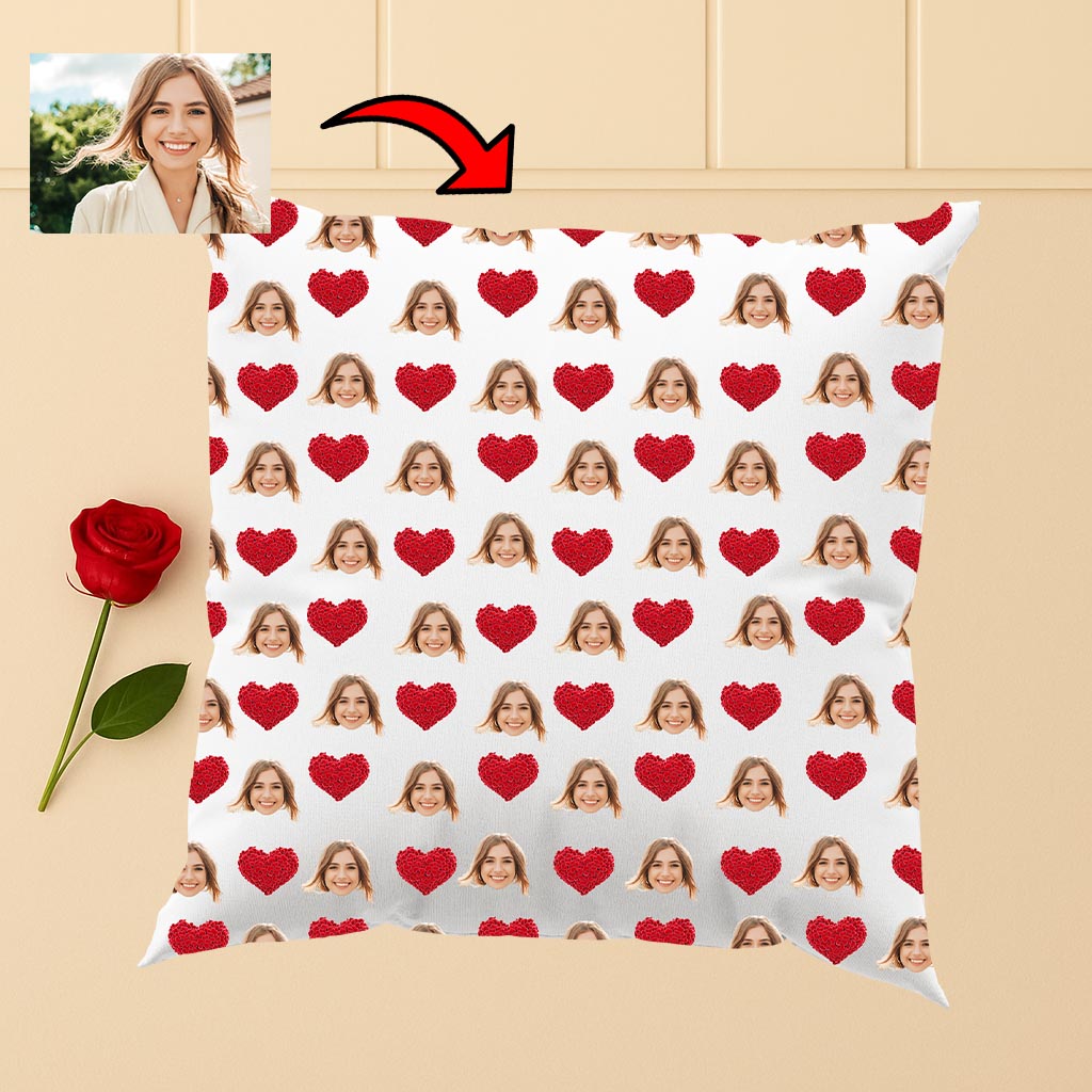 Poduszka ze zdjęciem Serca