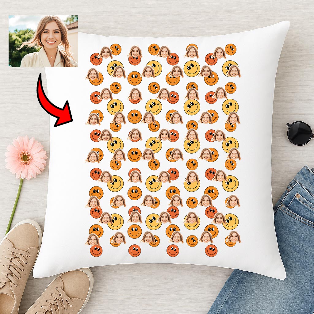 Poduszka z własnym zdjęciem Buźki