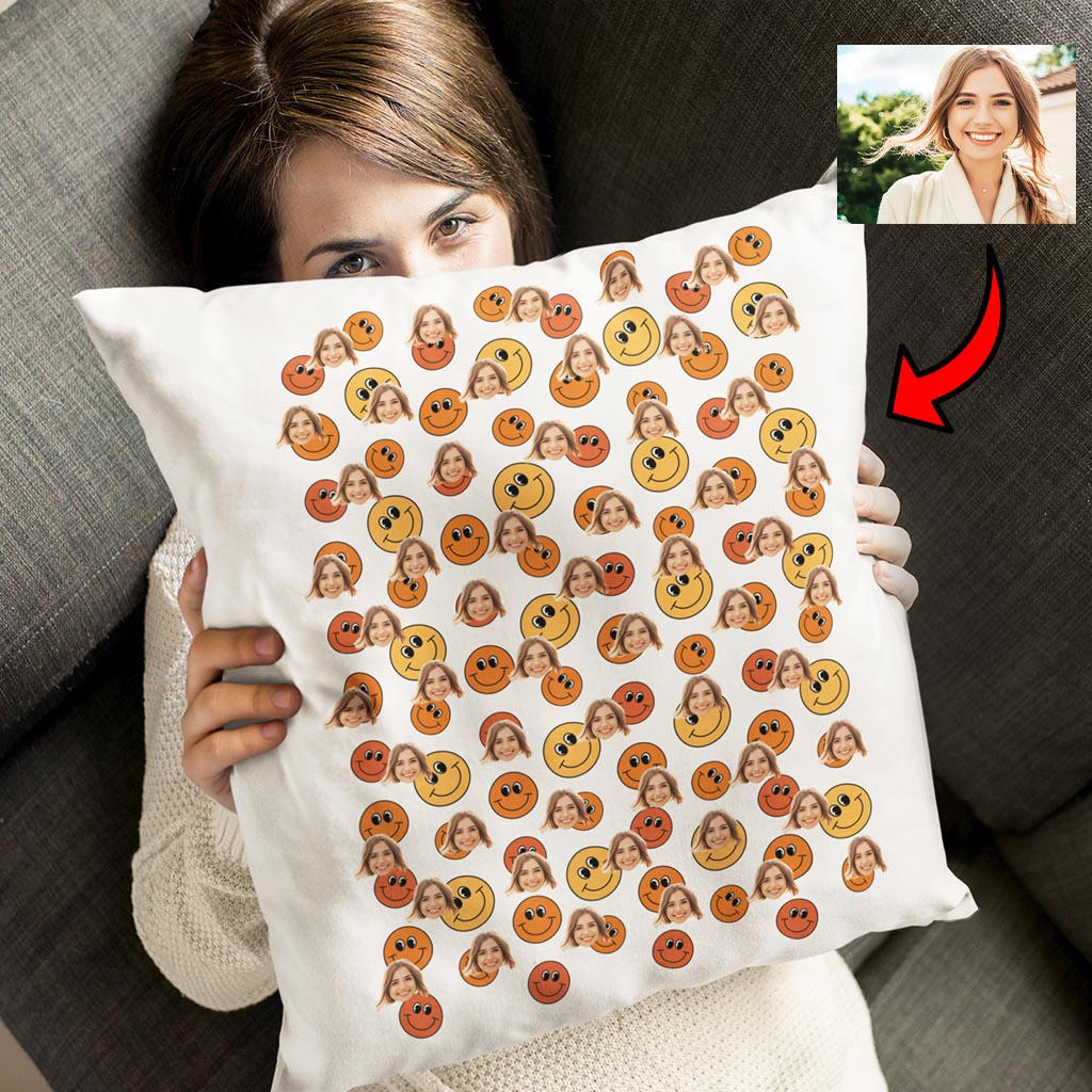 Poduszka z własnym zdjęciem Buźki
