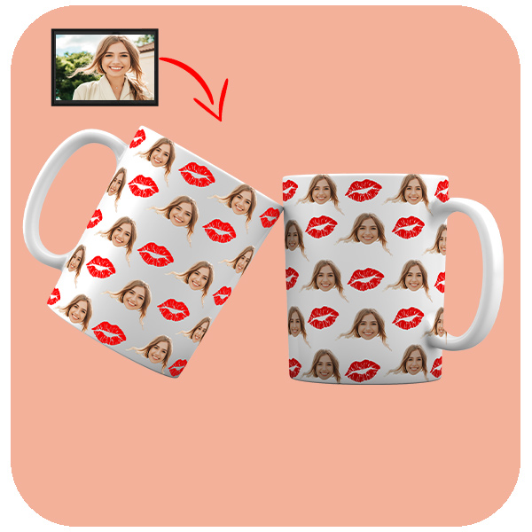 Kubek z Twoim zdjęciem - Całus
