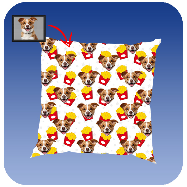 Poduszka z nadrukiem Frytki