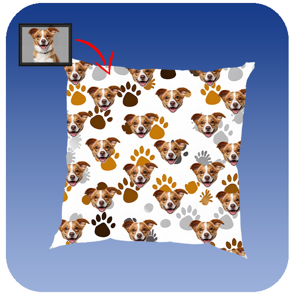 Poduszka z nadrukiem Pupila