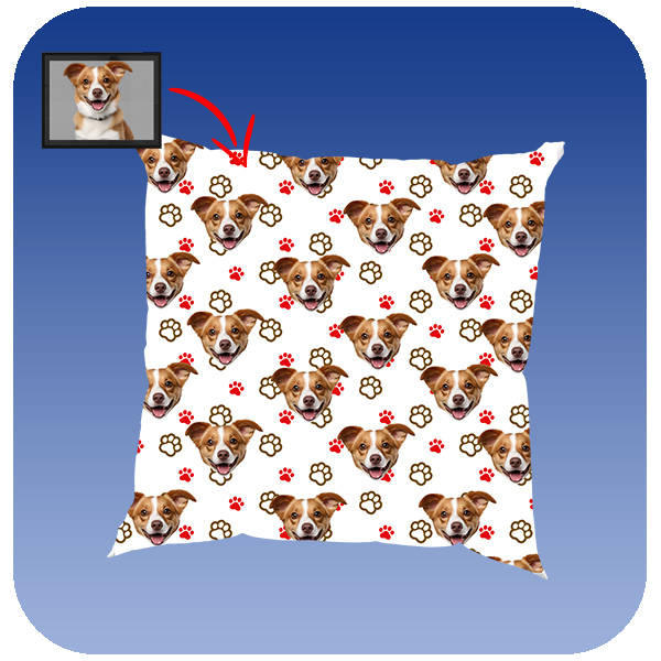 Poduszka z nadrukiem Łapki