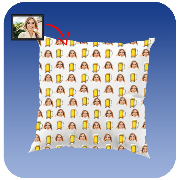 Poduszka ze zdjęciem - Piwo