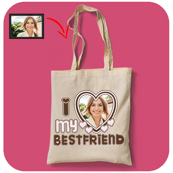 Torba ze zdjęciem I Love my Bestfriend