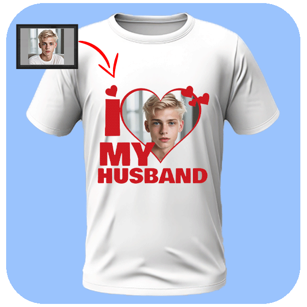 Personalizowana Koszulka I Love My Husband