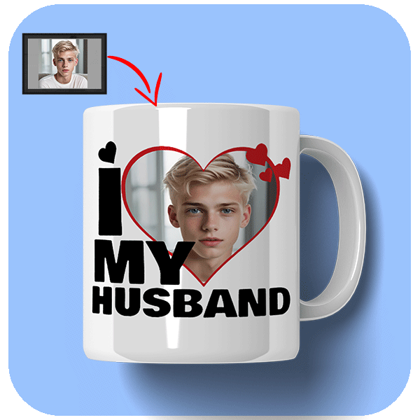 Personalizowany Kubek I Love My Husband