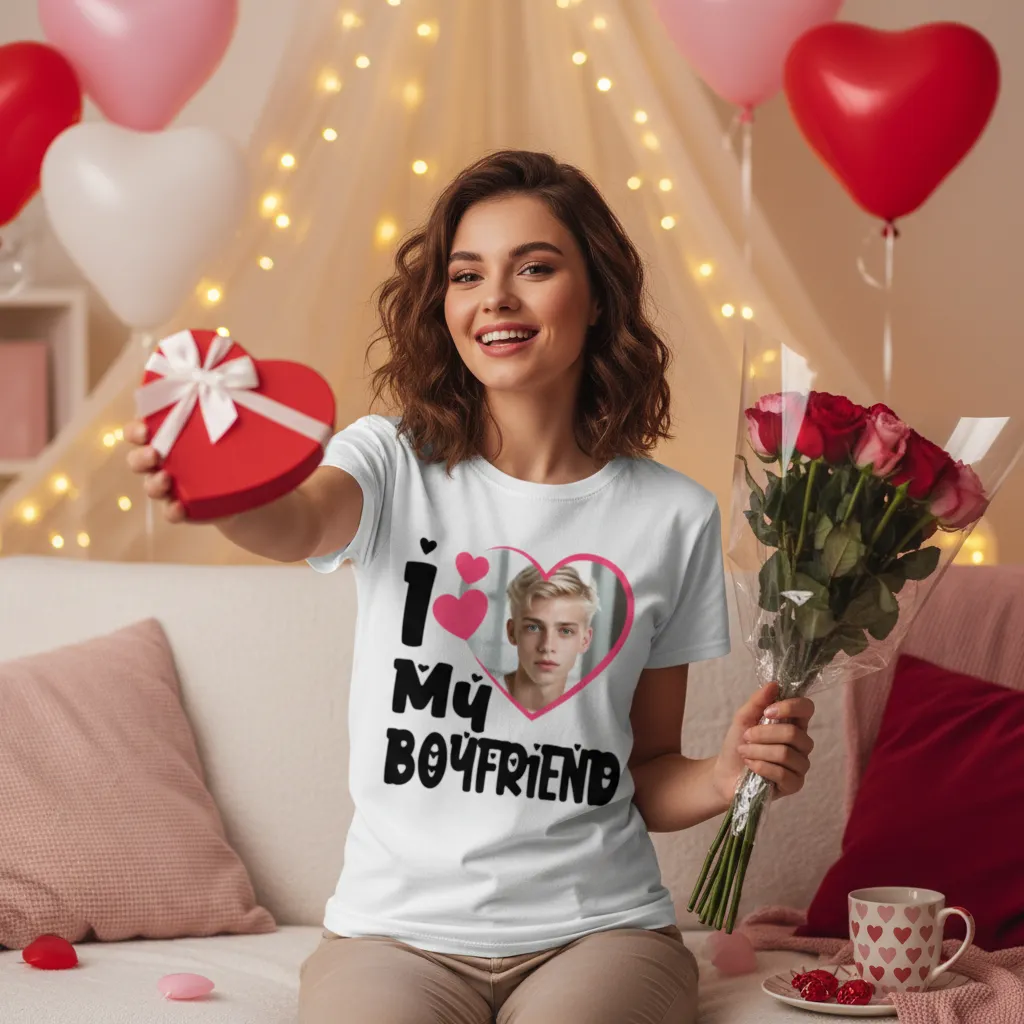 Koszulka I Love My Boyfriend - obrazek 2