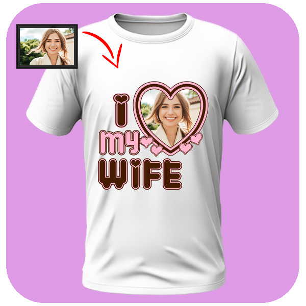 Personalizowana Koszulka I Love My Wife