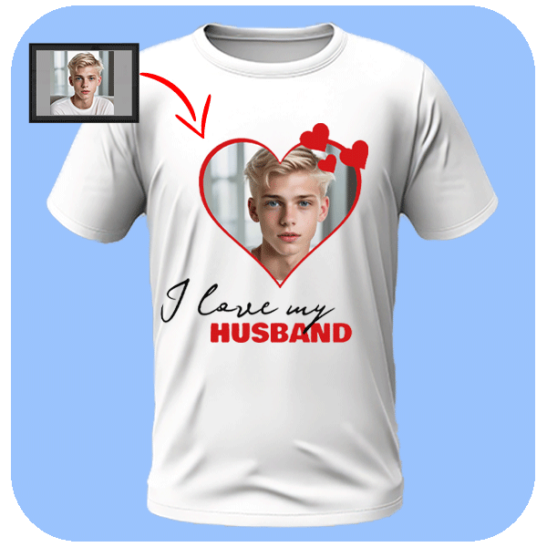 Spersonalizowana Koszulka I Love My Husband