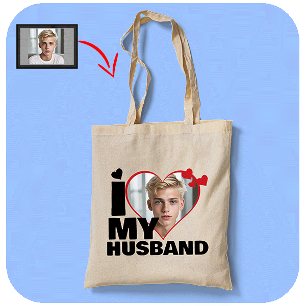 Torba ze zdjeciem I Love My Husband