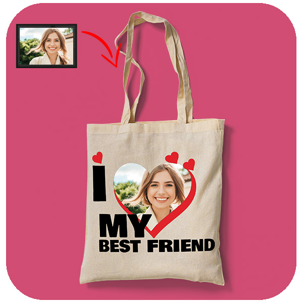 Torba ze zdjęciem Love my Bestfriend