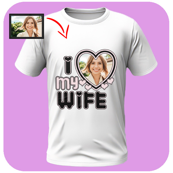 Personalizowana Koszulka Love My Wife