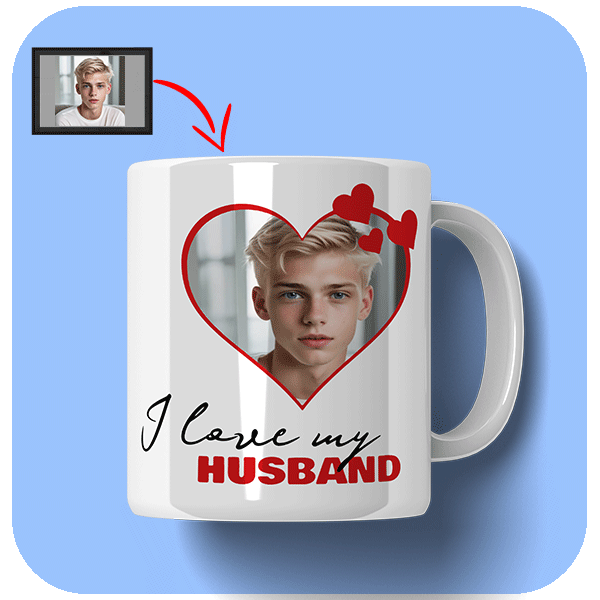 Kubek z Nadrukiem I Love My Husband