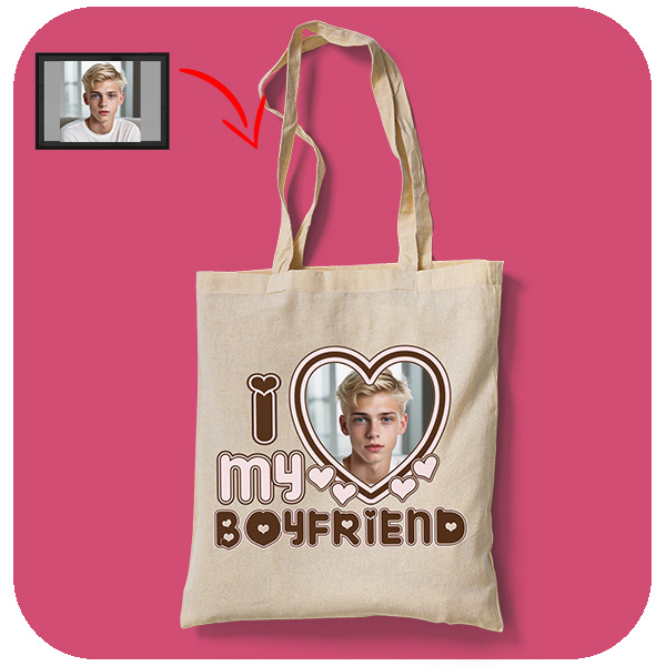 Torba ze zdjęciem I Love My Boyfriend