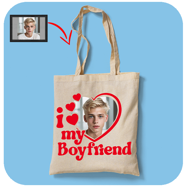Torba ze zdjęciem Love My Boyfriend