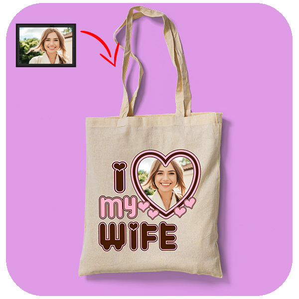 Torba z nadrukiem I Love My Wife