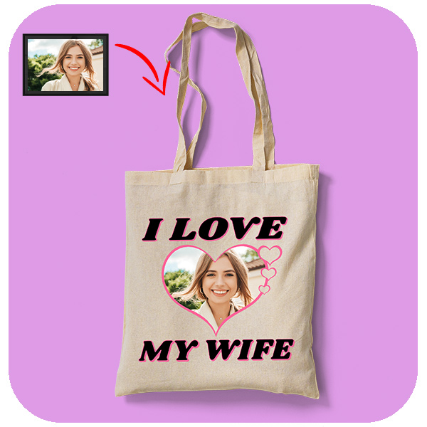 Torba ze zdjęciem I Love My Wife