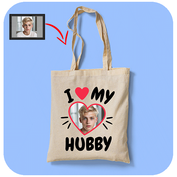 Torba ze zdjęciem I Love My Hubby