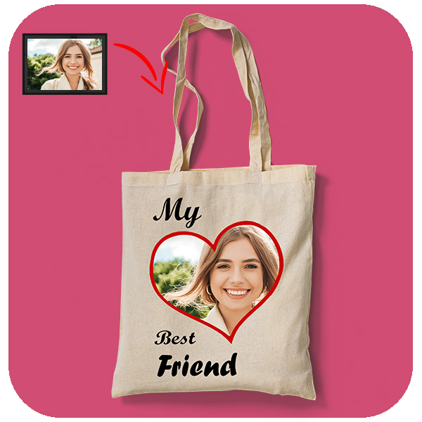 Torba ze zdjęciem I Love my Best friend