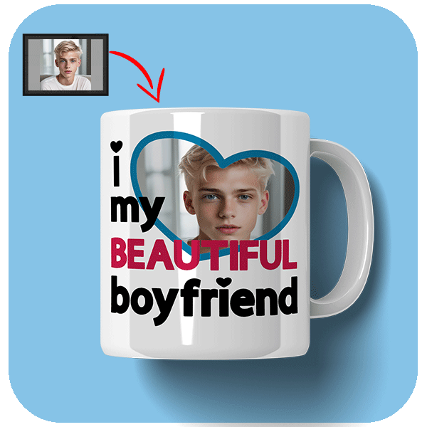 Kubek I Love My Beautiful Boyfriend