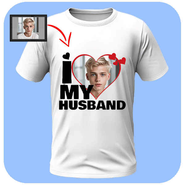 Koszulka z Nadrukiem I Love My Husband